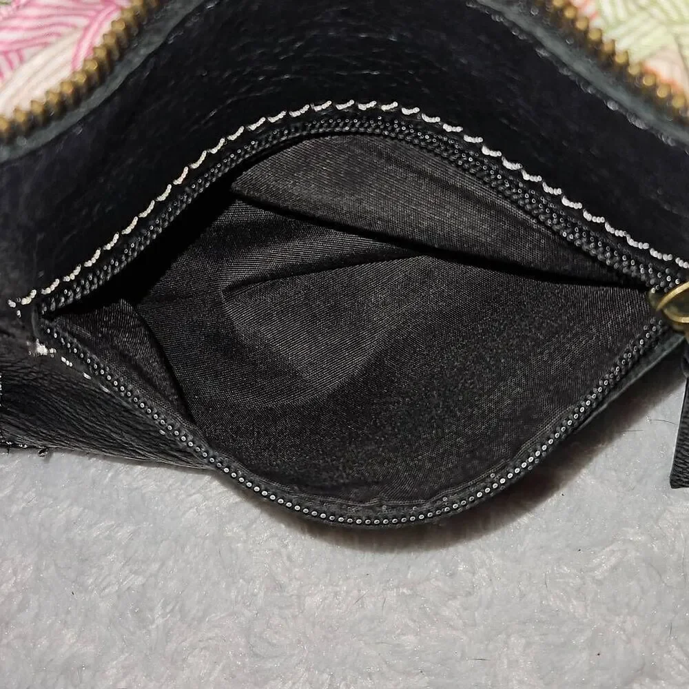 The Sak ‘Kendra’ Black Leather Soft Hobo Shoulder Bag Vegan Leather
